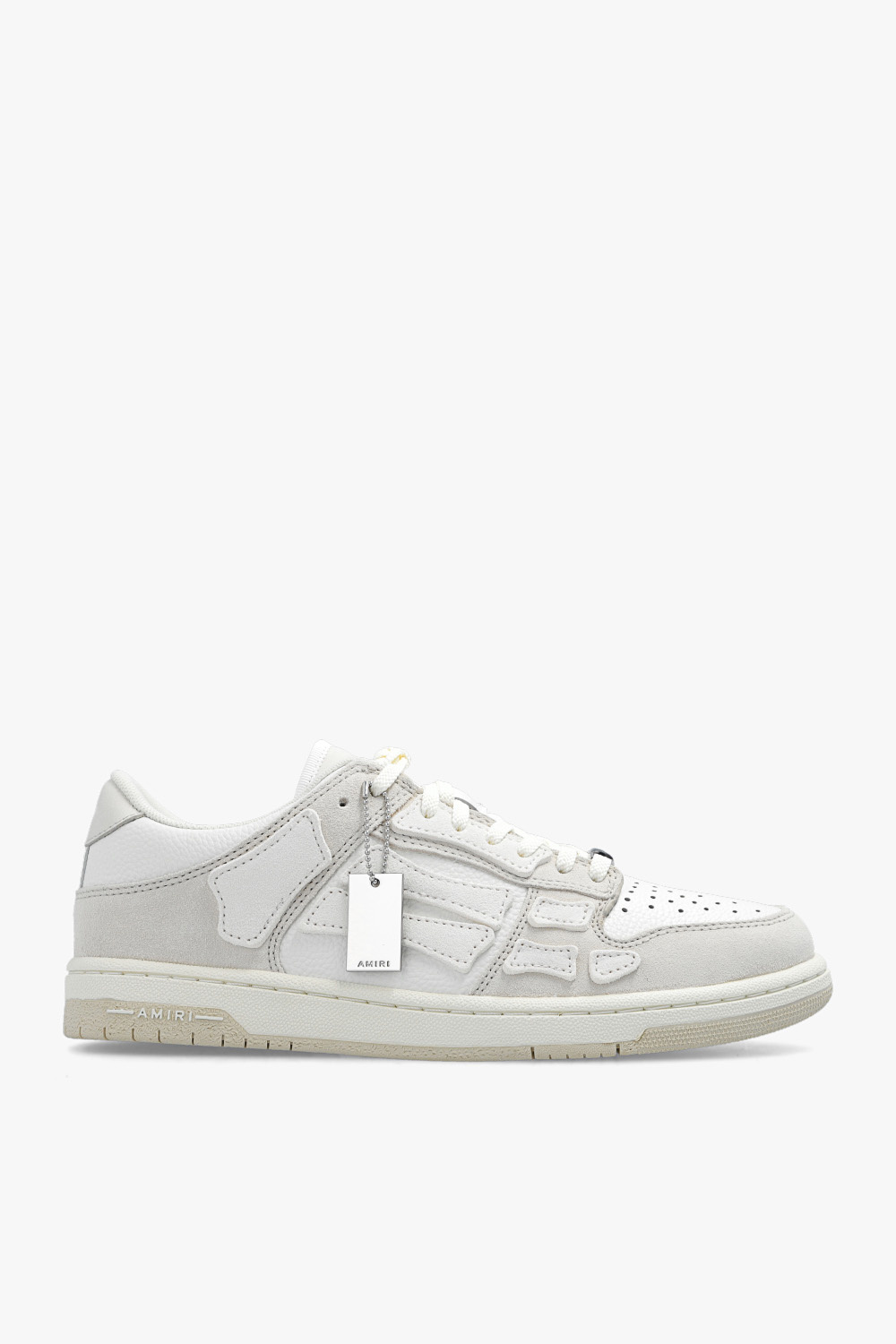 スニーカー AMIRI FW25 SKEL LOW TOP (AWFOSR1082 WHITE BLAC) AMIRI Skel Top Low White Black White Men's - PS22MFS003-111